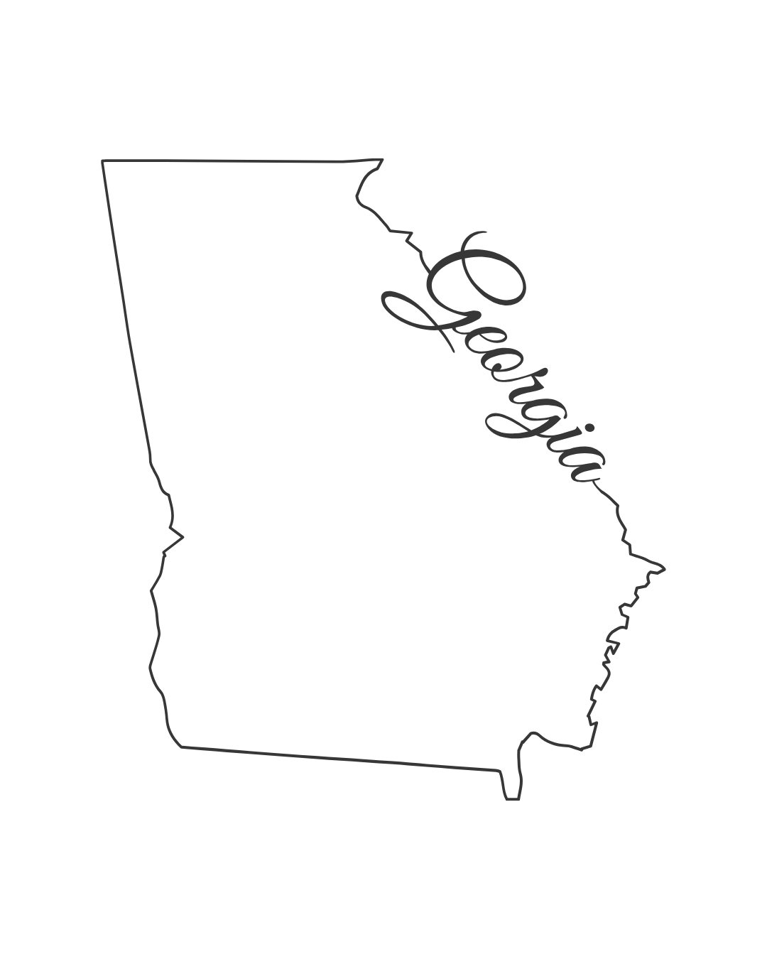 Outline of the state of Georgia